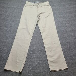 Sonoma Everyday All-Day Pant Mens 29x30 Tan Excellent Flexwear Chino